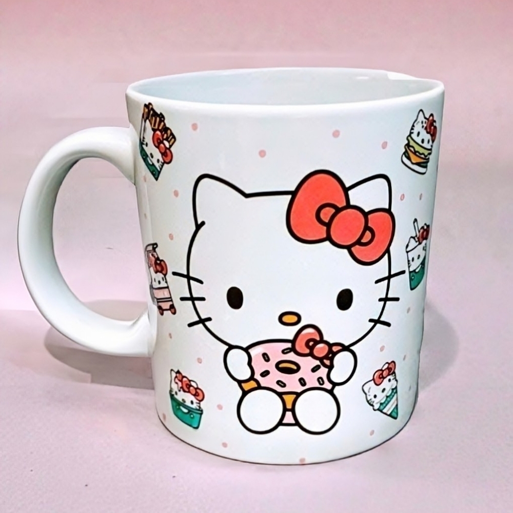 NEW Hello Kitty Donut Coffee Mug